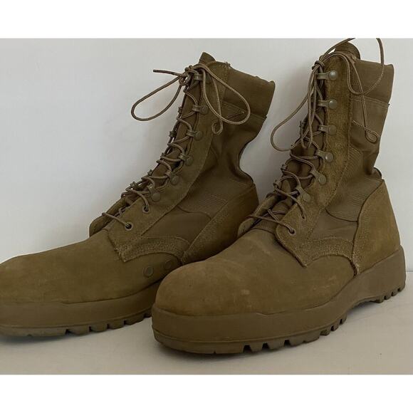 Mil-Spec Hot Weather Coyote Sz 12R McRae Boot W/Vibram Sierra Outsole-READ - Picture 3 of 11